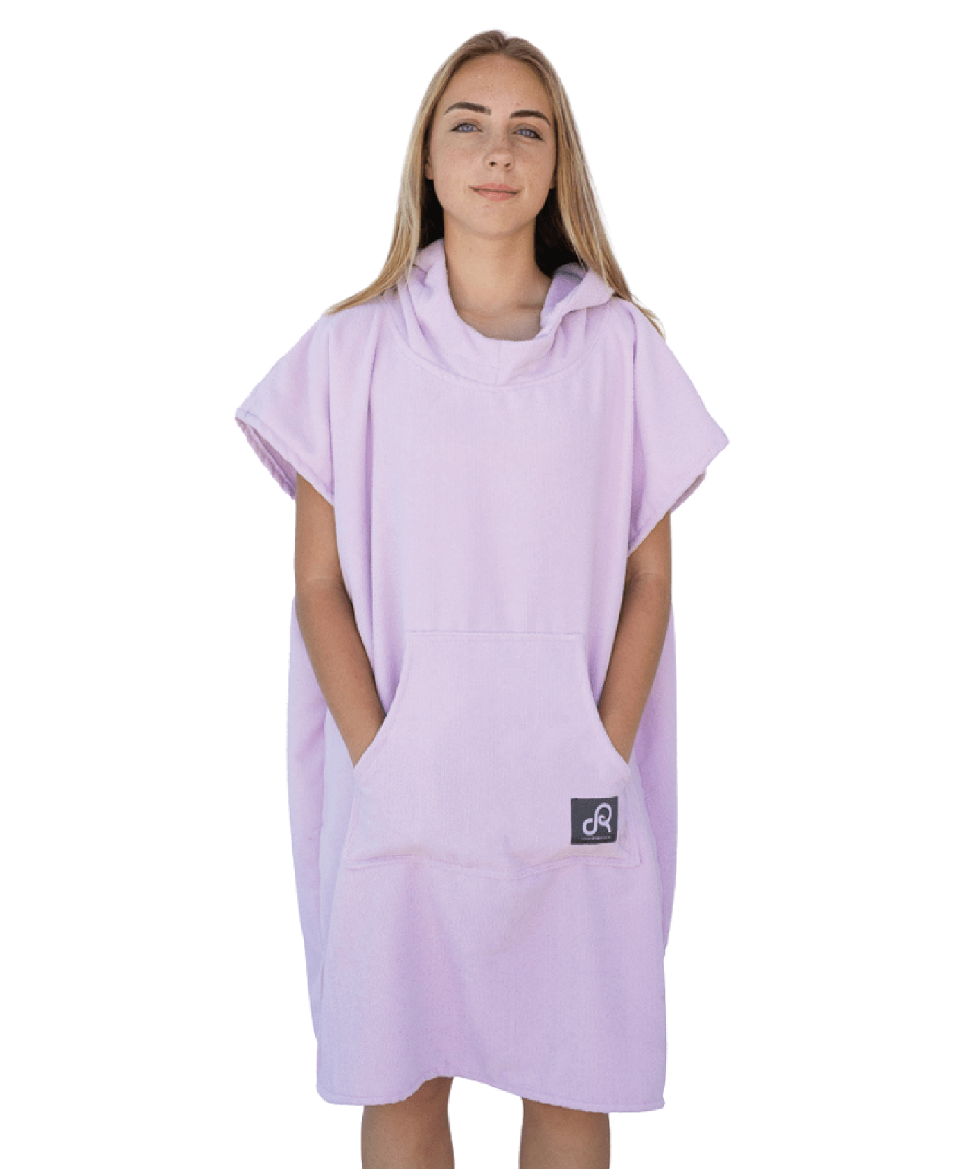 Lilac Surf Swim Changing Poncho - Adult