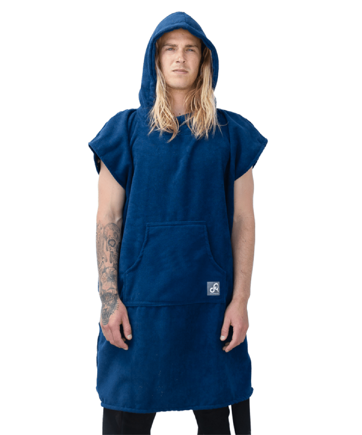 Midnight Blue Surf Swim Changing Poncho - Adult