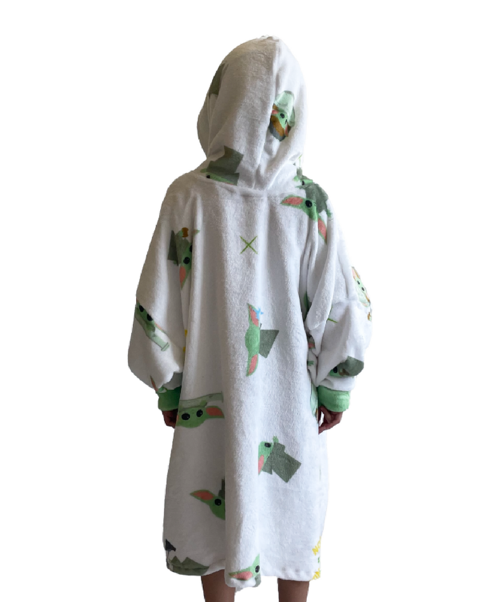 Baby Yoda Hoogy - Oversized Blanket Hoodie - Kids – Drirobe