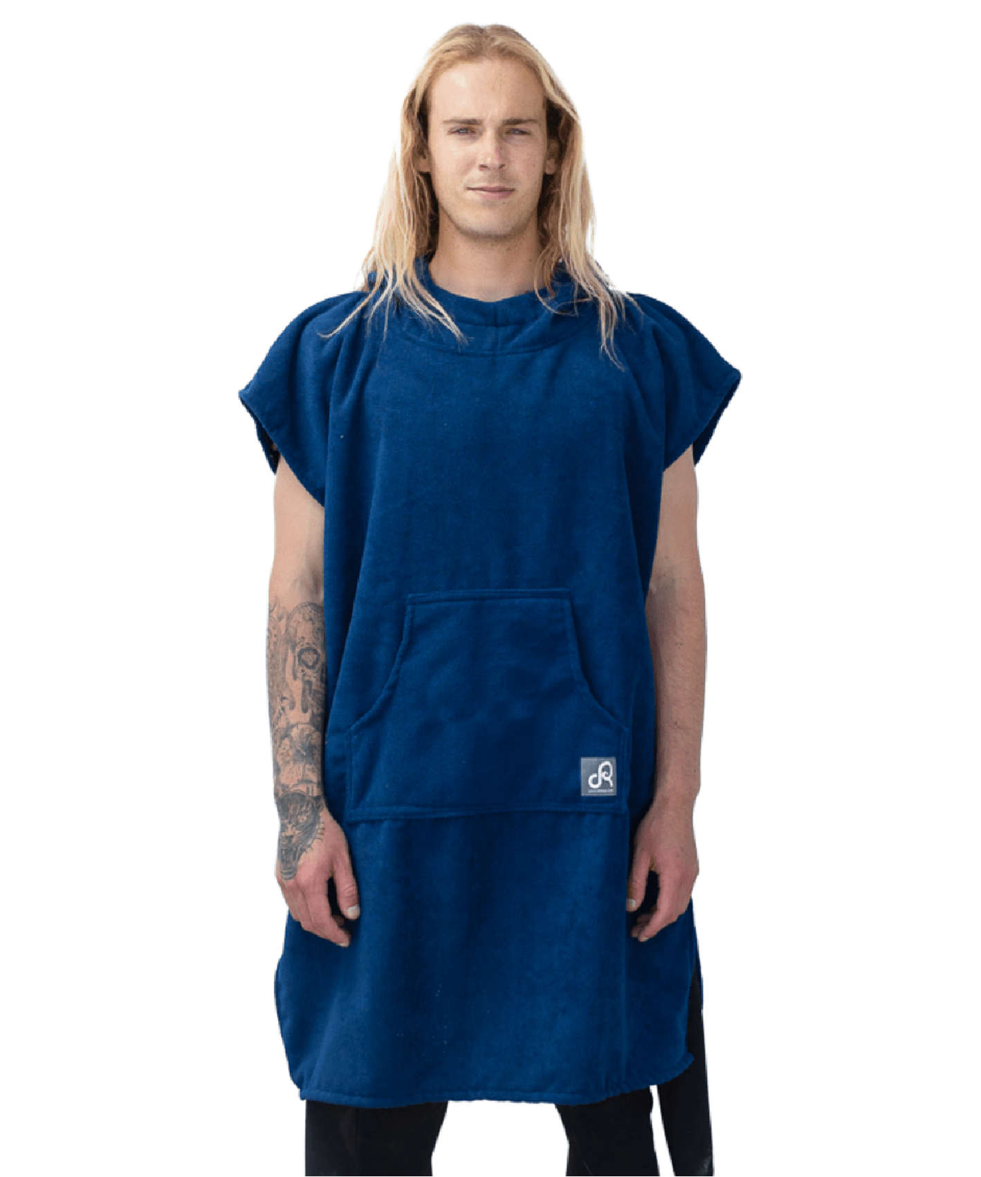 Midnight Blue Surf Swim Changing Poncho - Adult