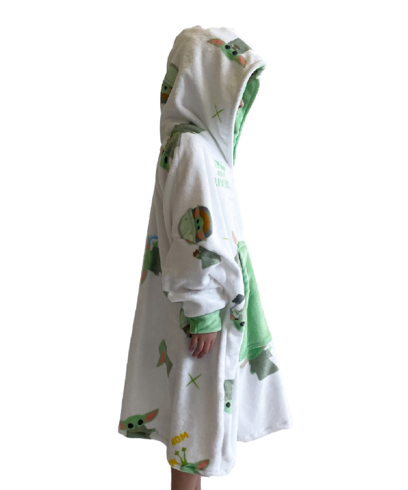 Baby Yoda Hoogy - Oversized Blanket Hoodie - Kids