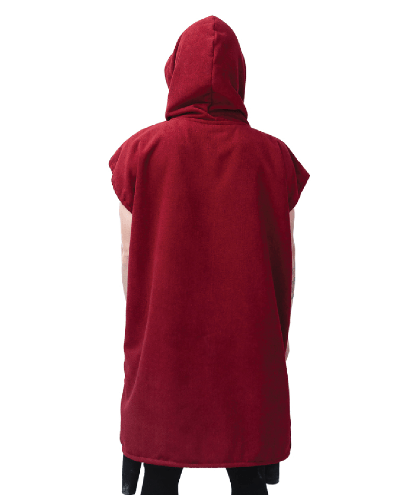 Maroon Surf Swim Changing Poncho - Adult