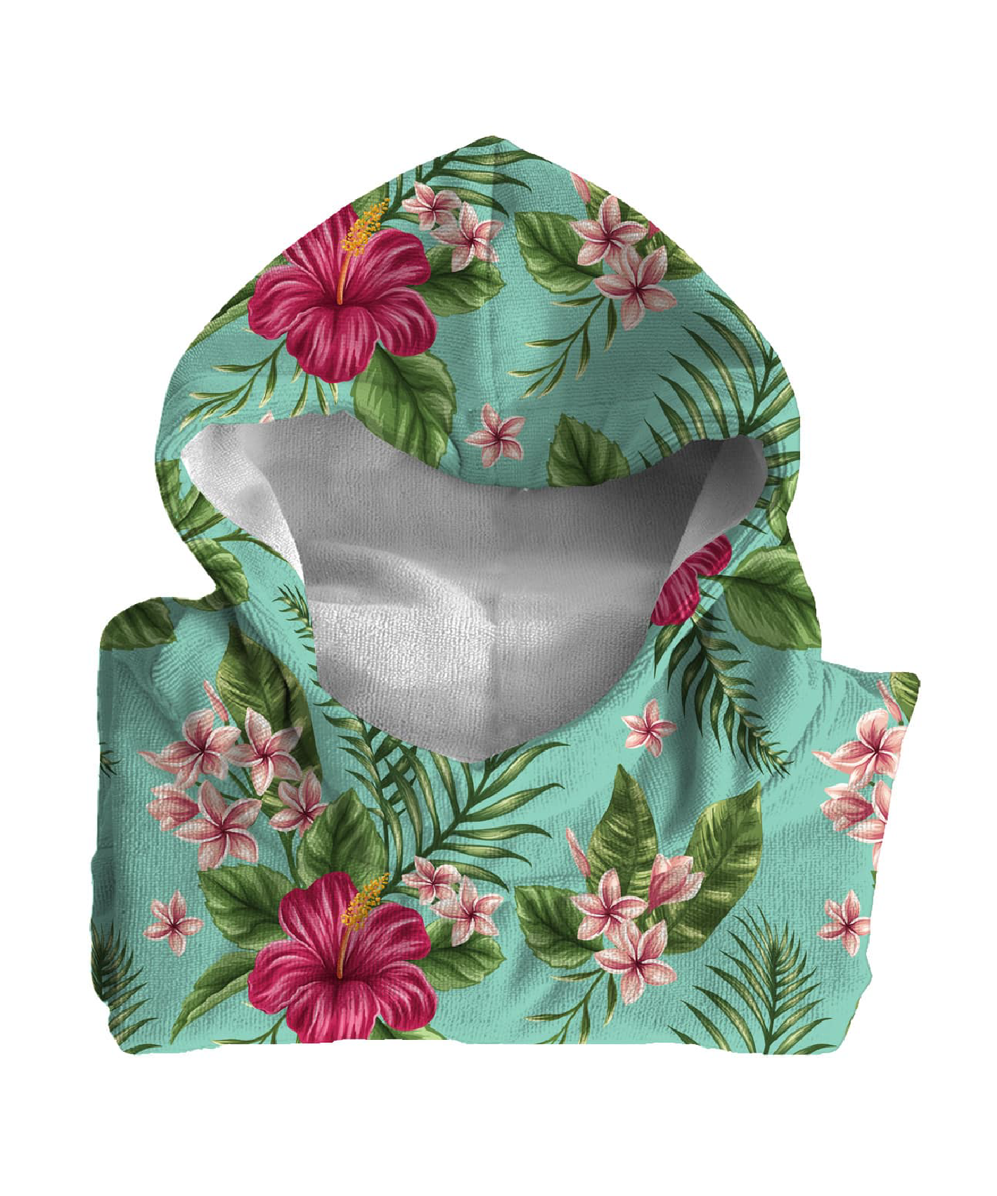 Hibiscus Surf Swim Changing Poncho - Adult