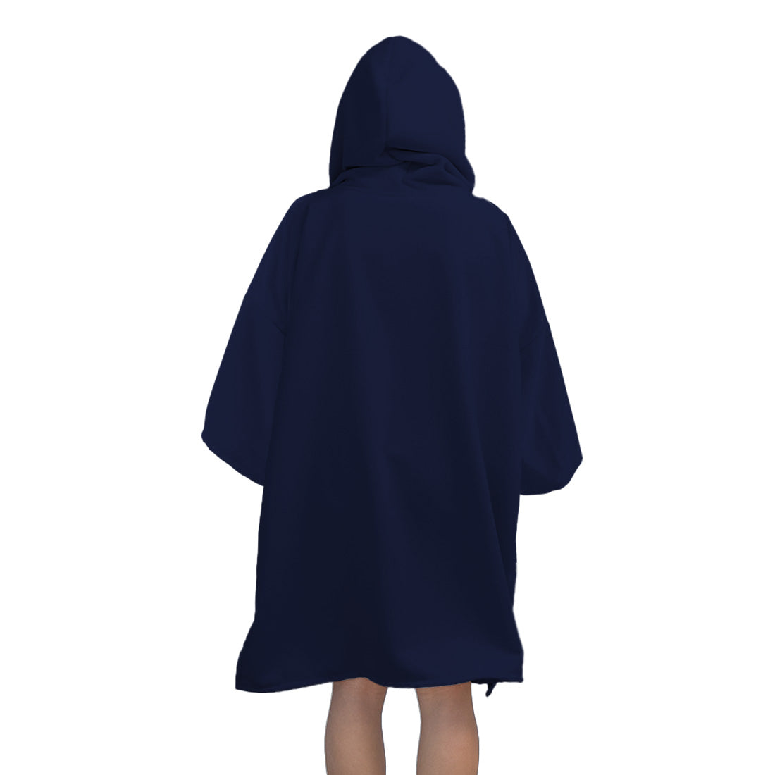 Midnight Blue Surf Swim Changing Poncho with sleeves - Adult