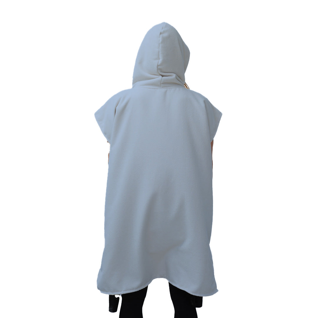 Vintage Blue Surf Swim Changing Poncho - Adult