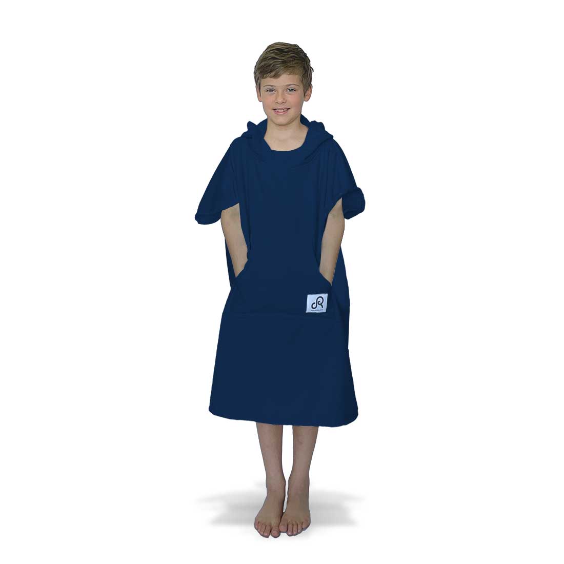 Midnight Blue Surf Swim Changing Poncho - Kids