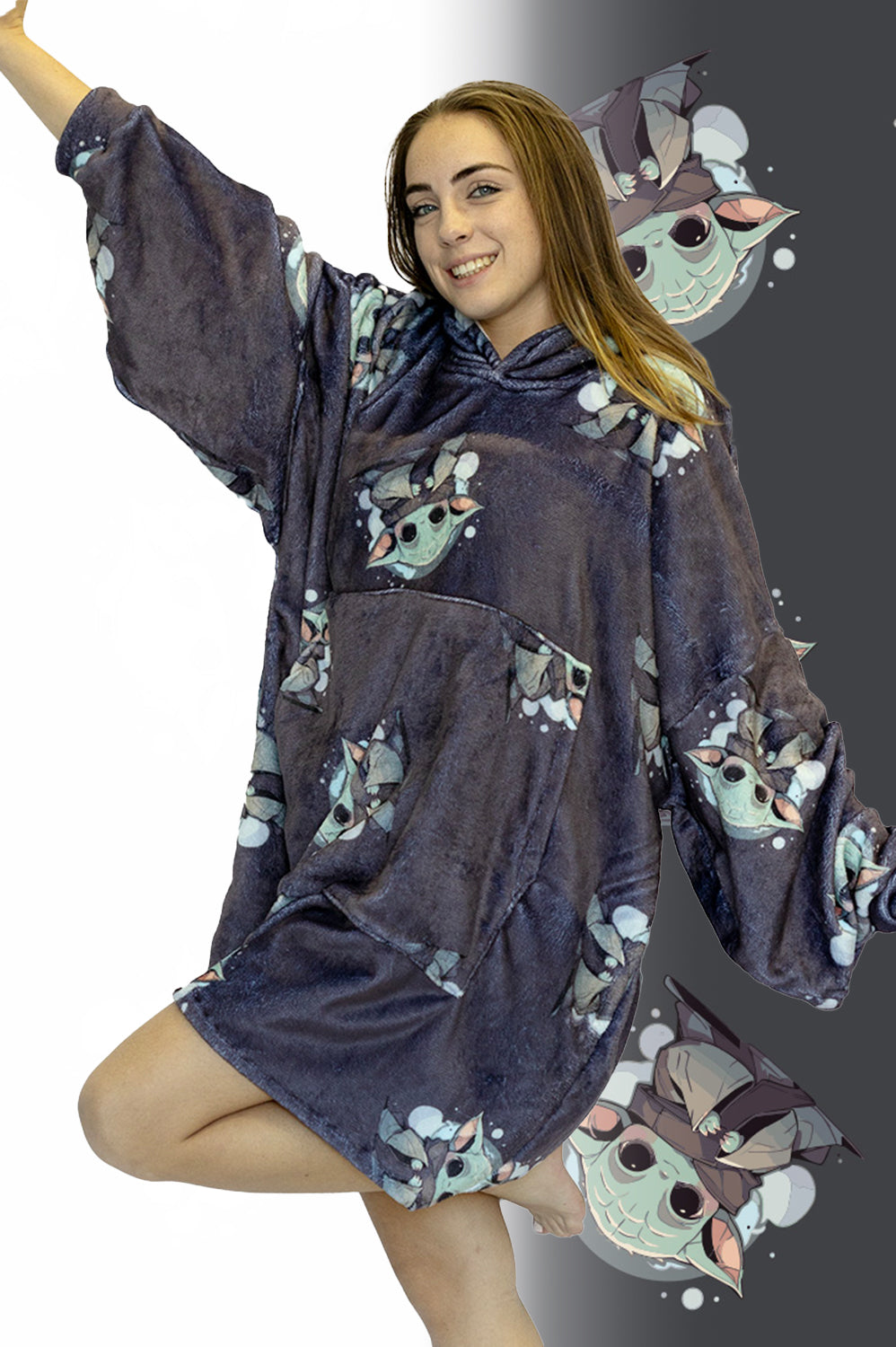 Yoda Hoogy - Oversized Blanket Hoodie
