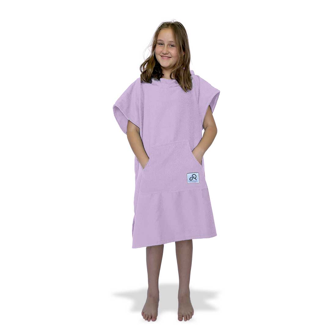 Lilac Surf Swim Changing Poncho - Kids