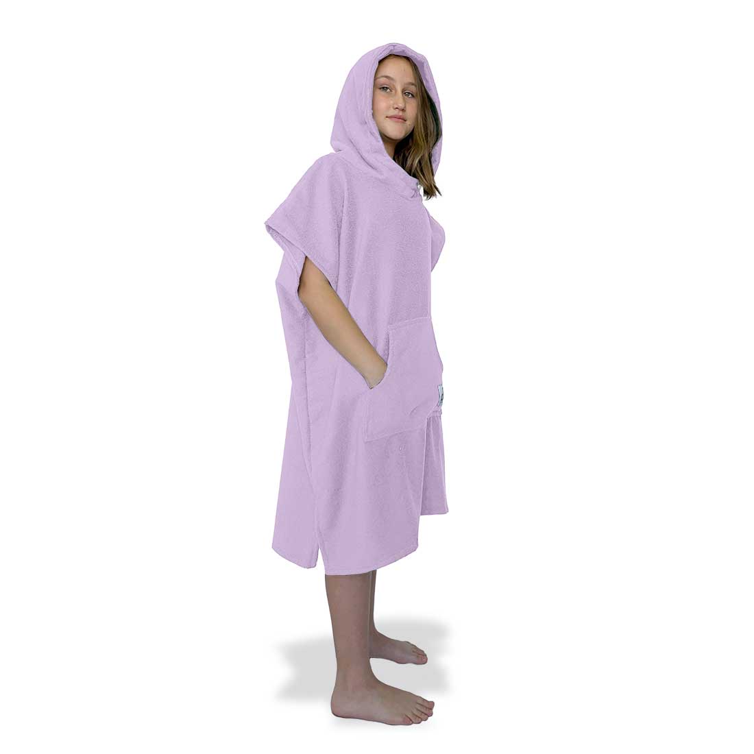 Lilac Surf Swim Changing Poncho - Kids