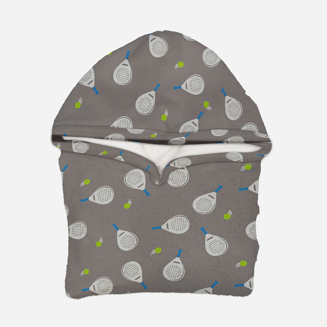 Blue Padel Hoogy - Oversized Blanket Hoodie