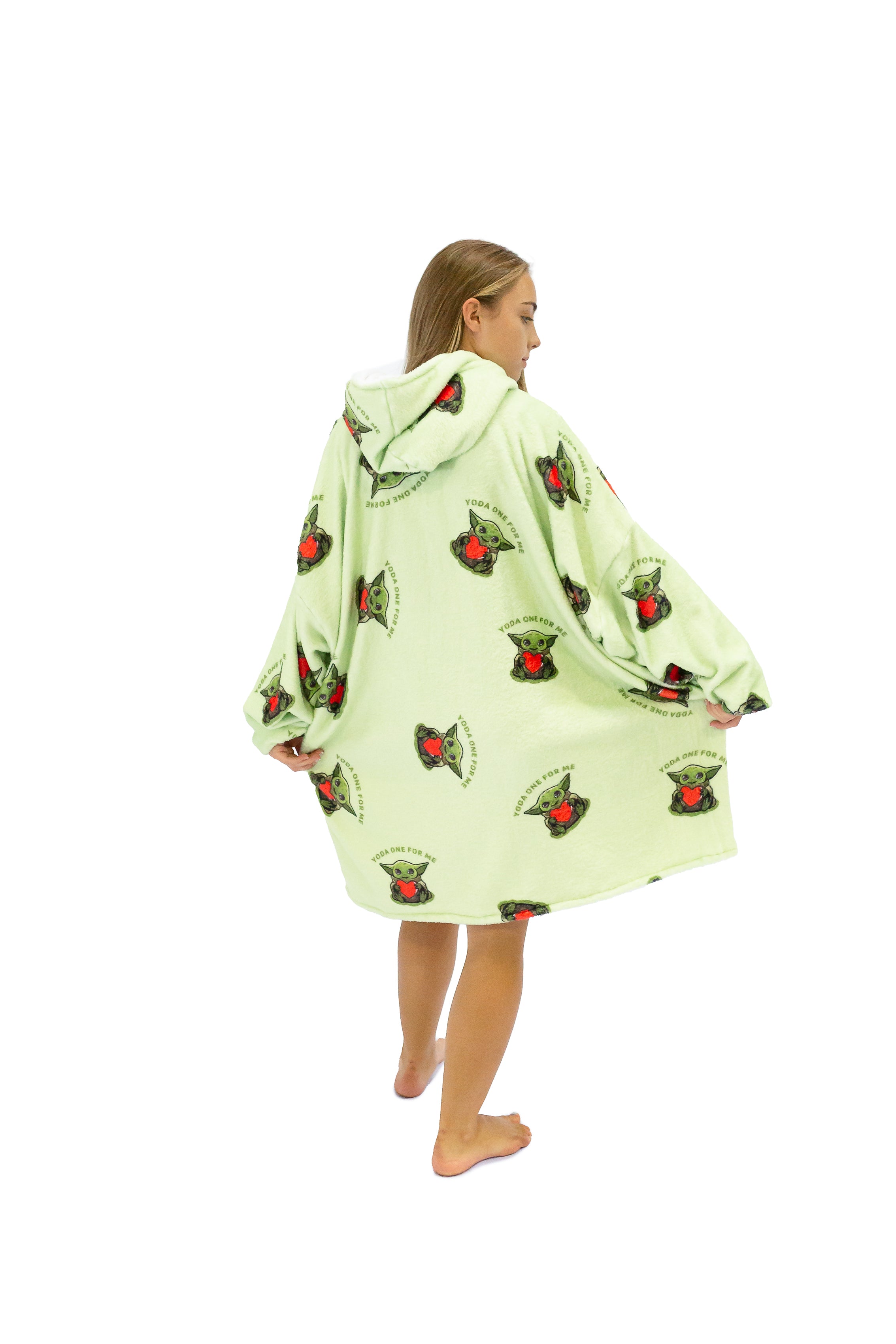 Green Yoda Hoogy - Oversized Blanket Hoodie