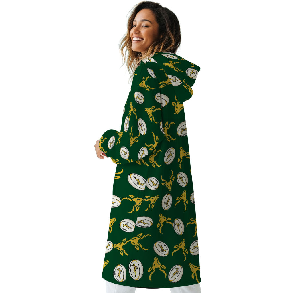 Green & Gold Rugby - Oversized Blanket Hoodie