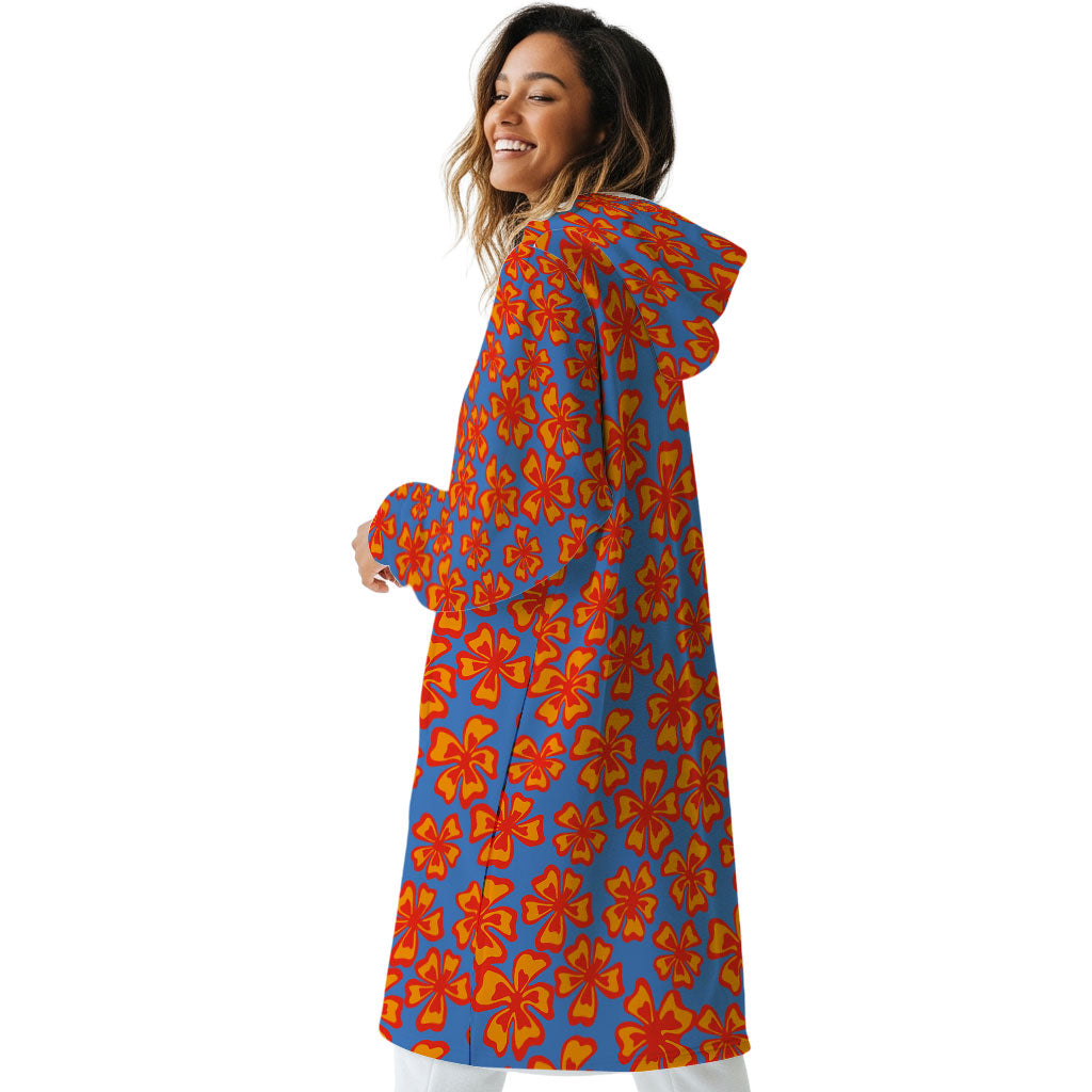 Orange Blossom Hoogy - Oversized Blanket Hoodie