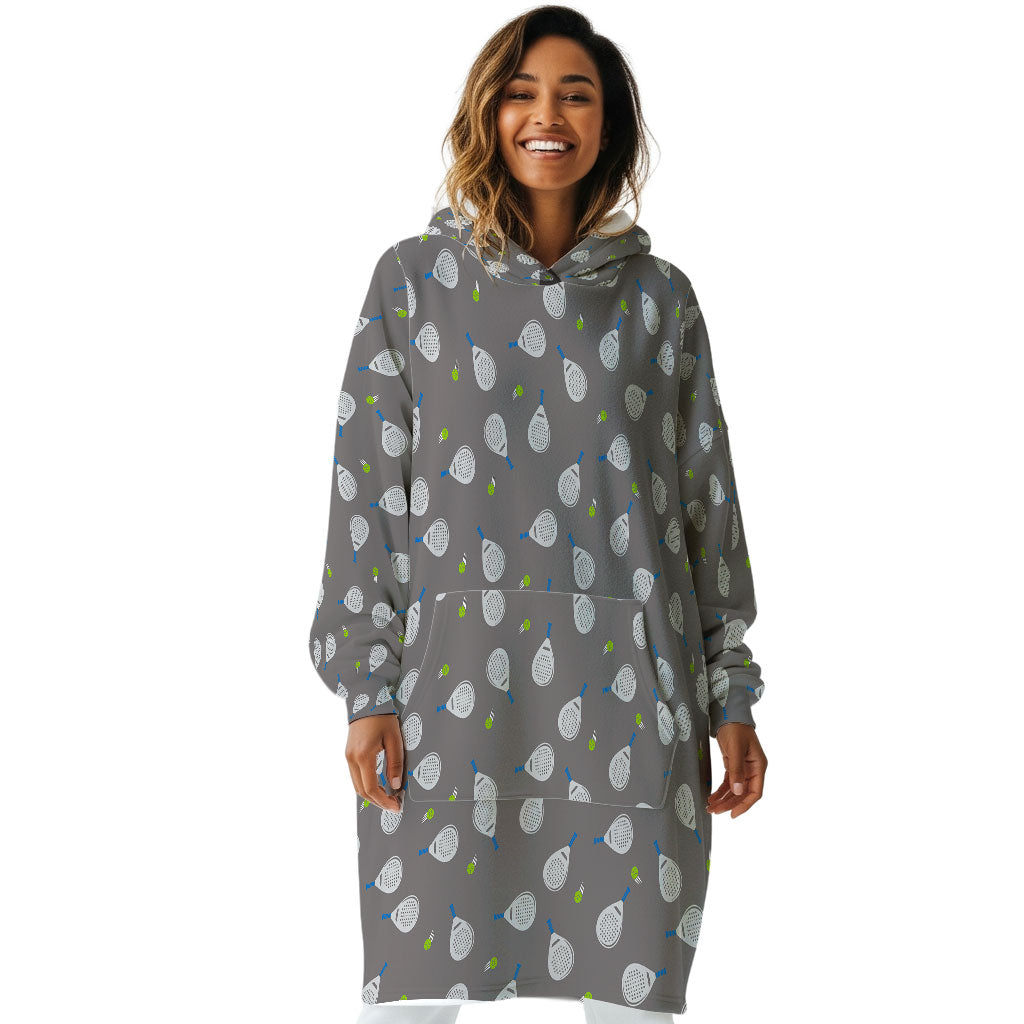 Blue Padel Hoogy - Oversized Blanket Hoodie