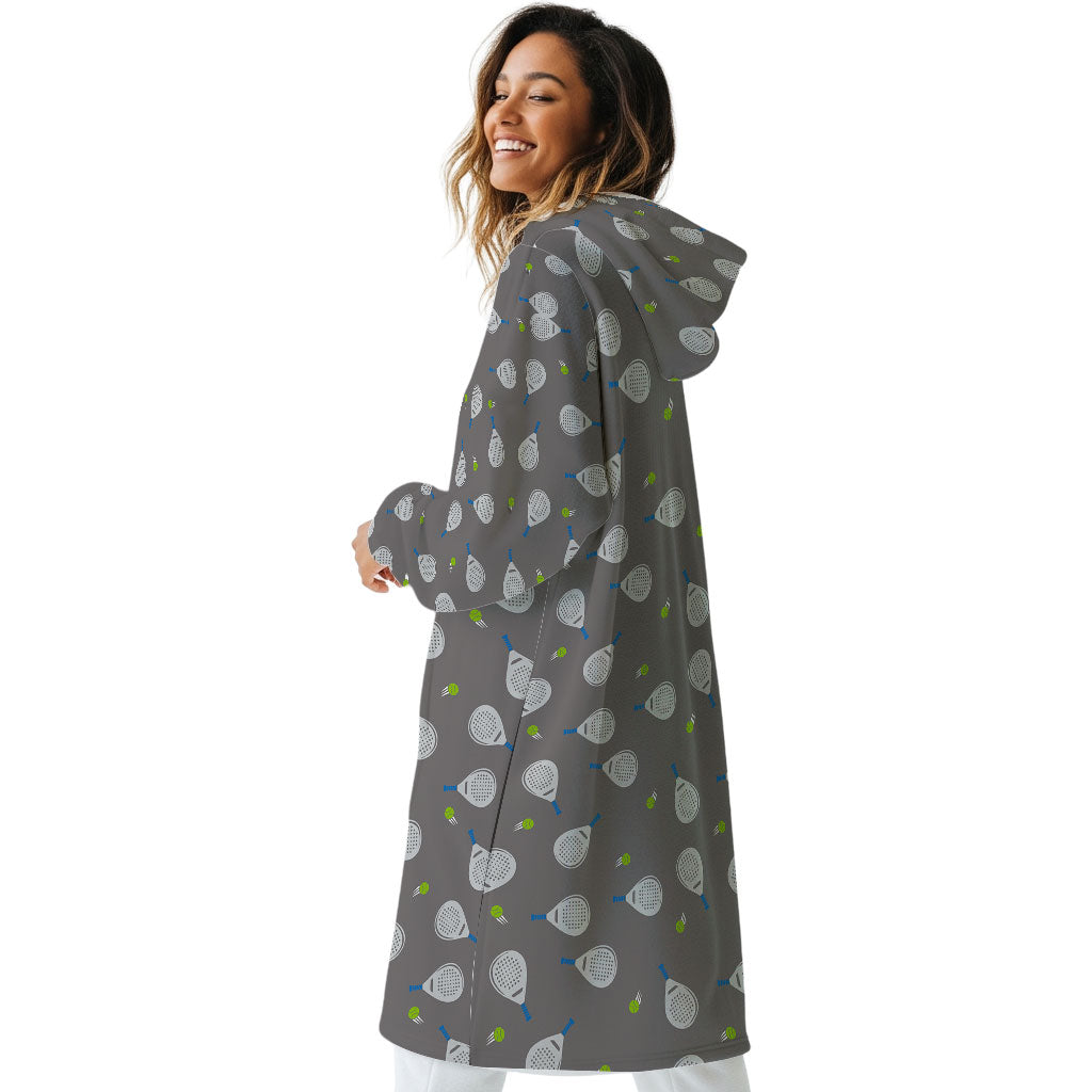 Blue Padel Hoogy - Oversized Blanket Hoodie