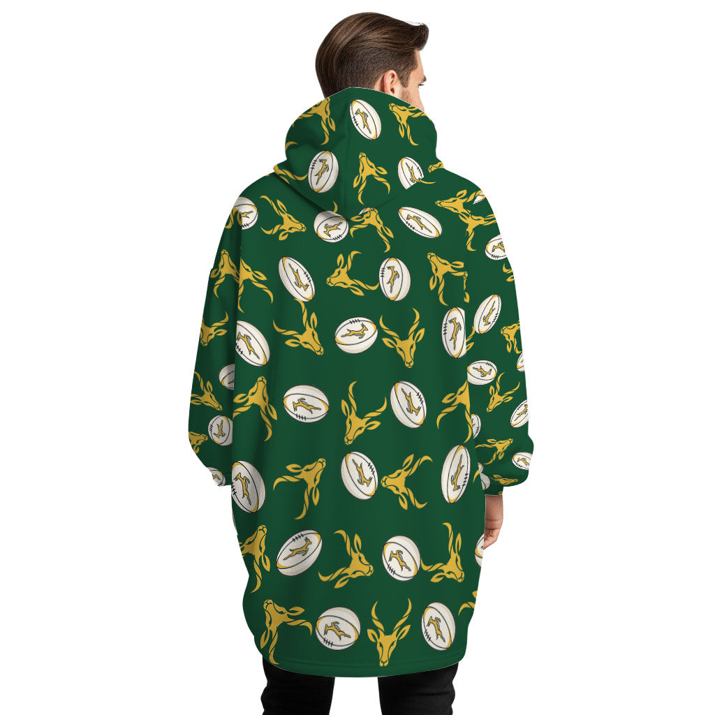 Green & Gold Rugby - Oversized Blanket Hoodie