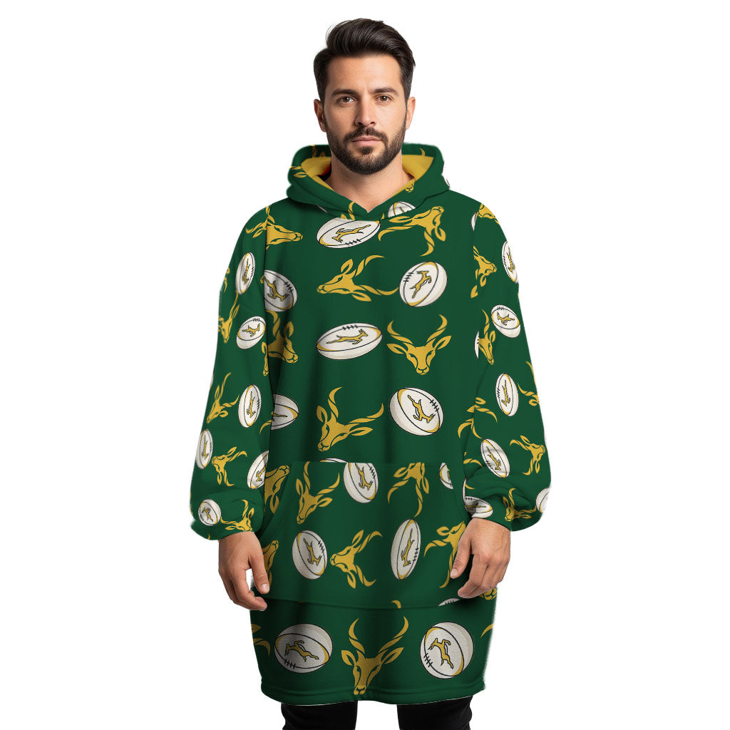 Green & Gold Rugby - Oversized Blanket Hoodie