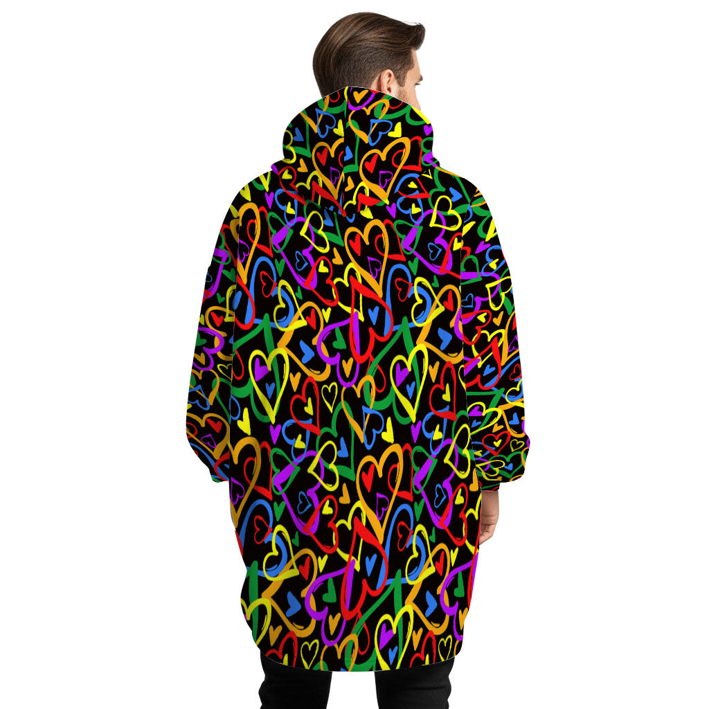 Electric Love Hoogy - Oversized Blanket Hoodie