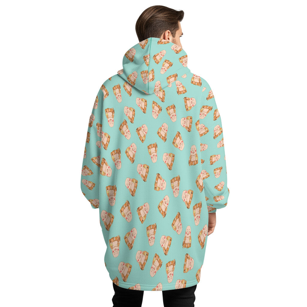 Happy Buddha Hoogy - Oversized Blanket Hoodie