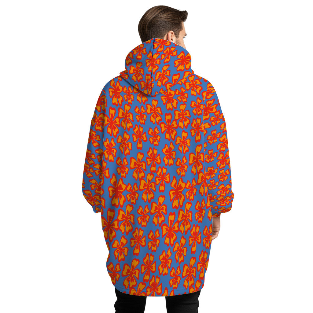 Orange Blossom Hoogy - Oversized Blanket Hoodie