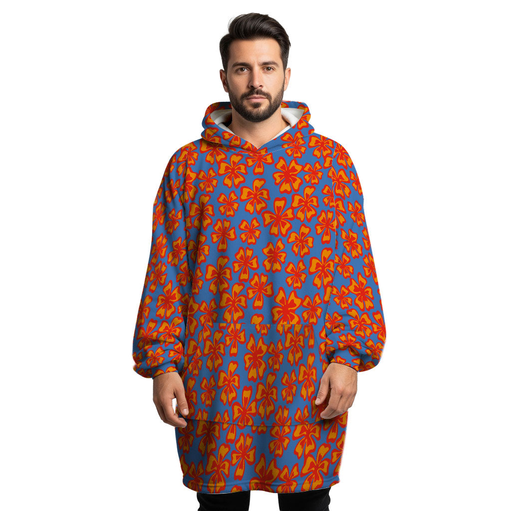 Orange Blossom Hoogy - Oversized Blanket Hoodie