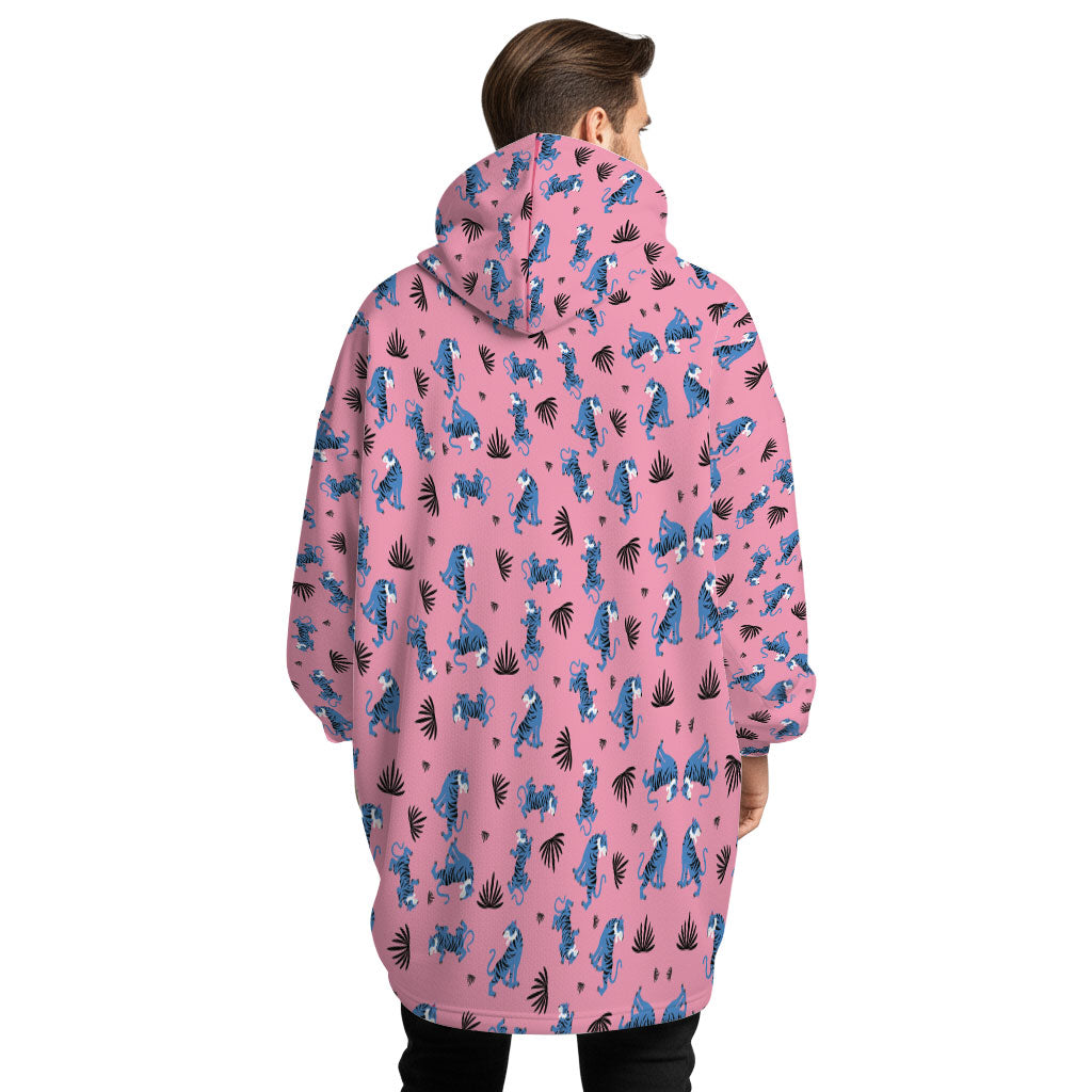Tropical Tiger Hoogy - Oversized Blanket Hoodie