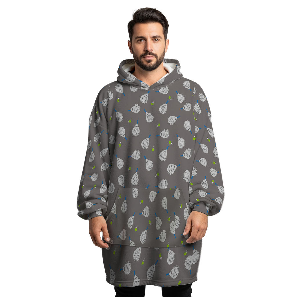 Blue Padel Hoogy - Oversized Blanket Hoodie