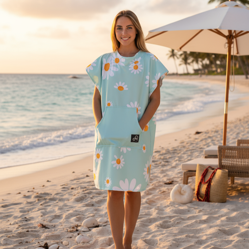 Daisy Surf Swim Changing Poncho - Adult