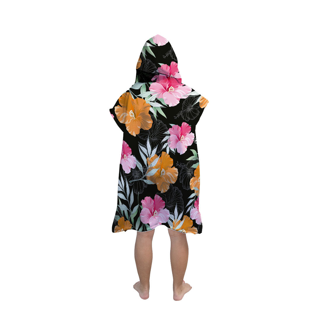 Elegant Blooms Surf Swim Changing Poncho - Adult