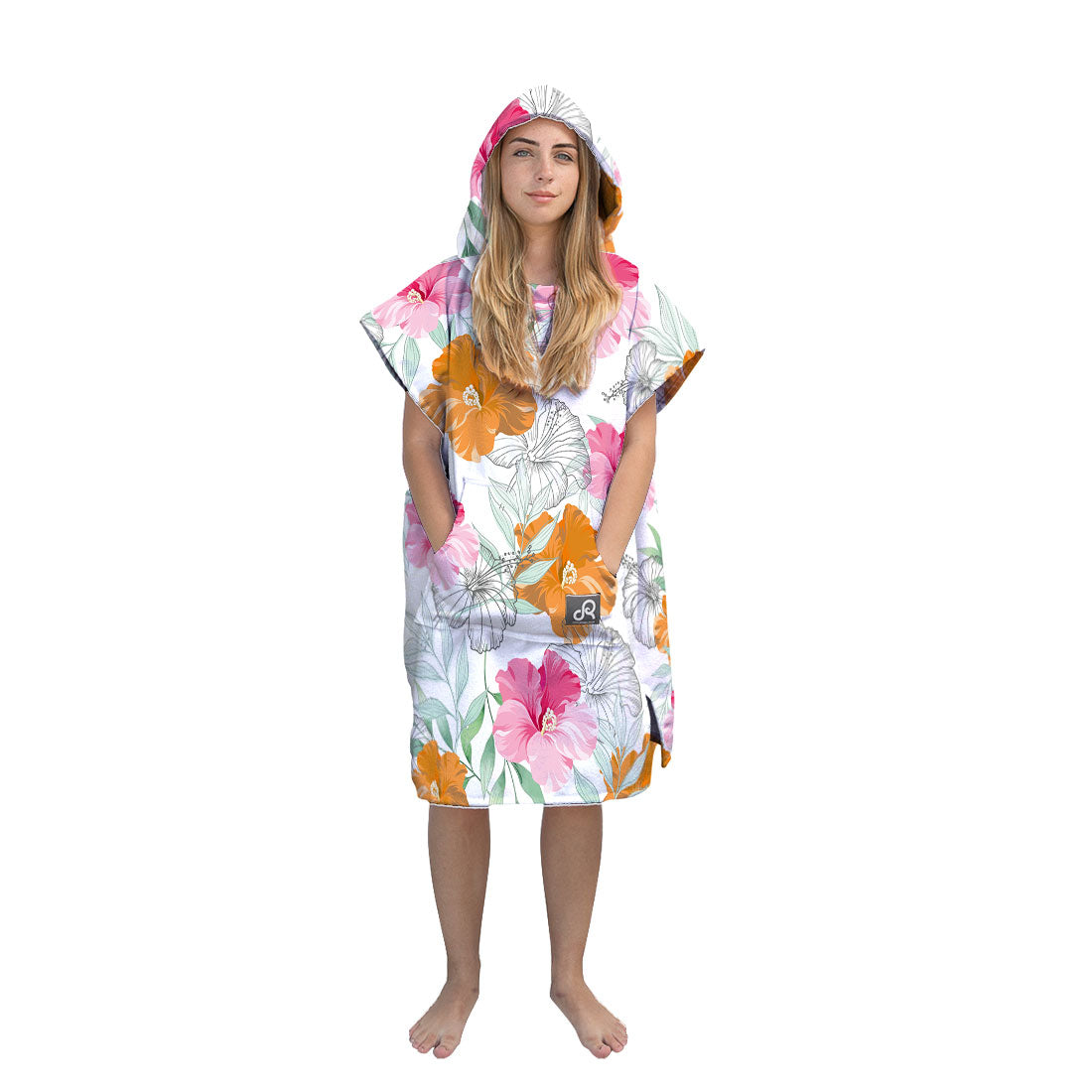 Petal Paradise Surf Swim Changing Poncho - Adult