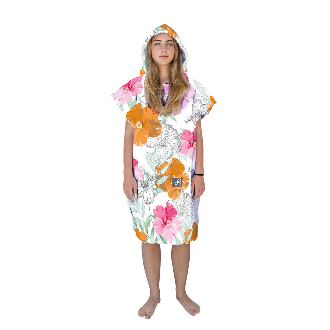 Petal Paradise Surf Swim Changing Poncho - Adult