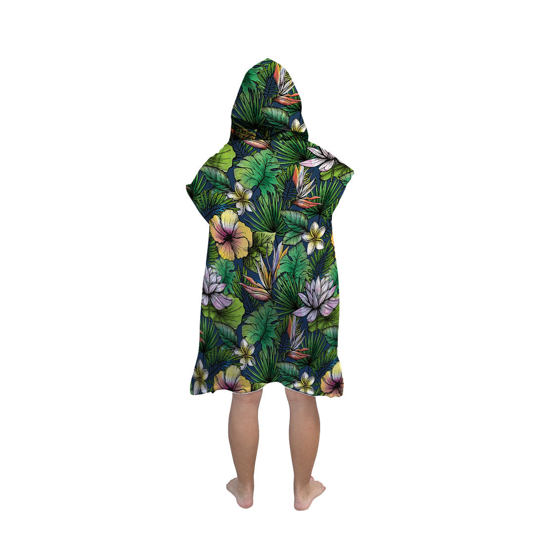 Tropical Paradise Surf Swim Changing Poncho - Adult