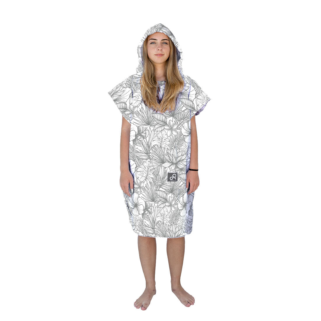 Monochrome Surf Swim Changing Poncho - Adult