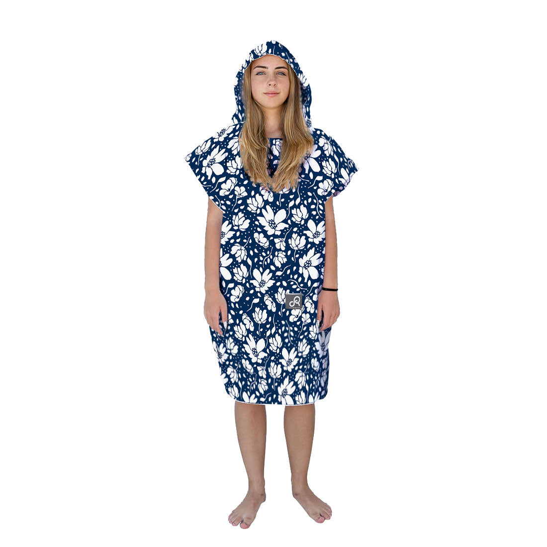 Nautical Blossom Surf Swim Changing Poncho - Adult