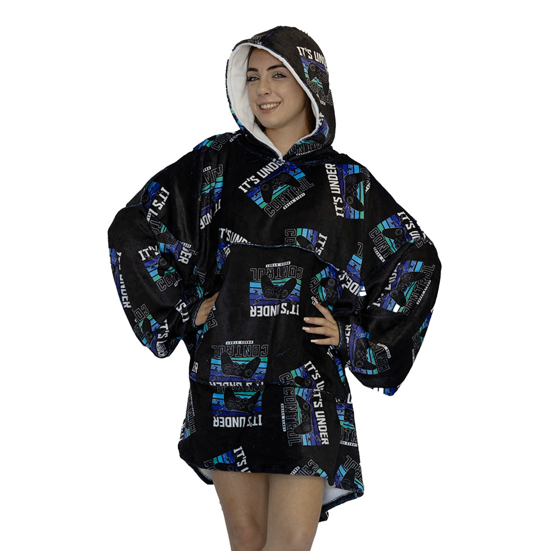 Under Control Gamer Hoogy - Oversized Blanket Hoodie