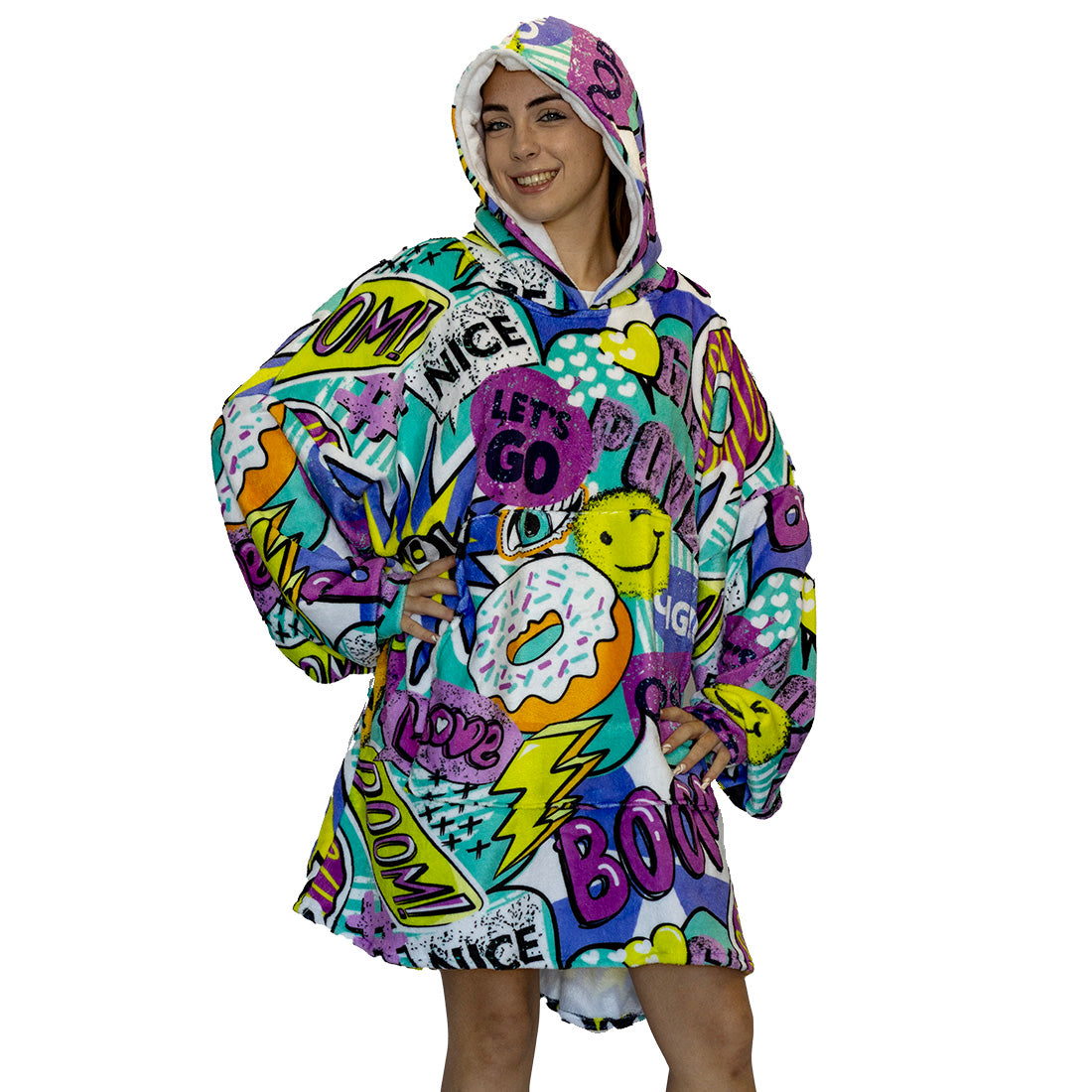 Pop Art Hoogy - Oversized Blanket Hoodie