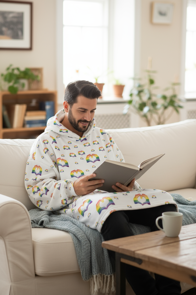 Pride Pulse Hoogy - Oversized Blanket Hoodie