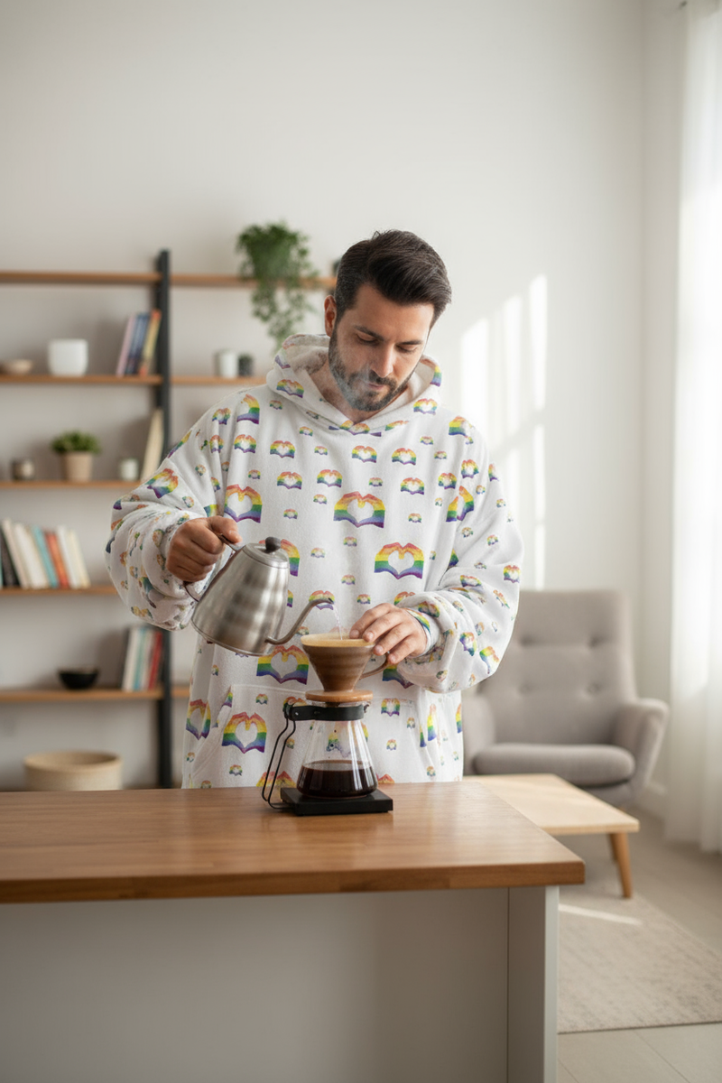 Pride Pulse Hoogy - Oversized Blanket Hoodie – Drirobe