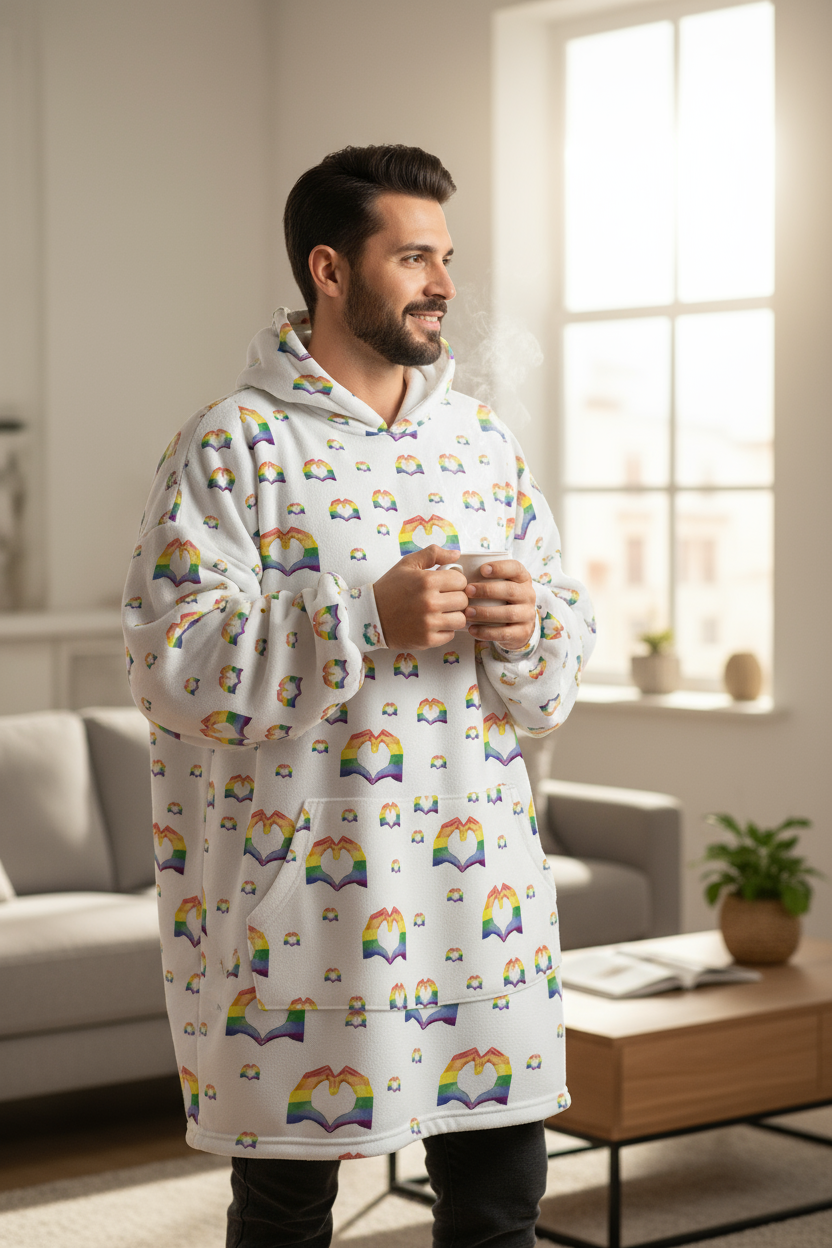 Pride Pulse Hoogy - Oversized Blanket Hoodie