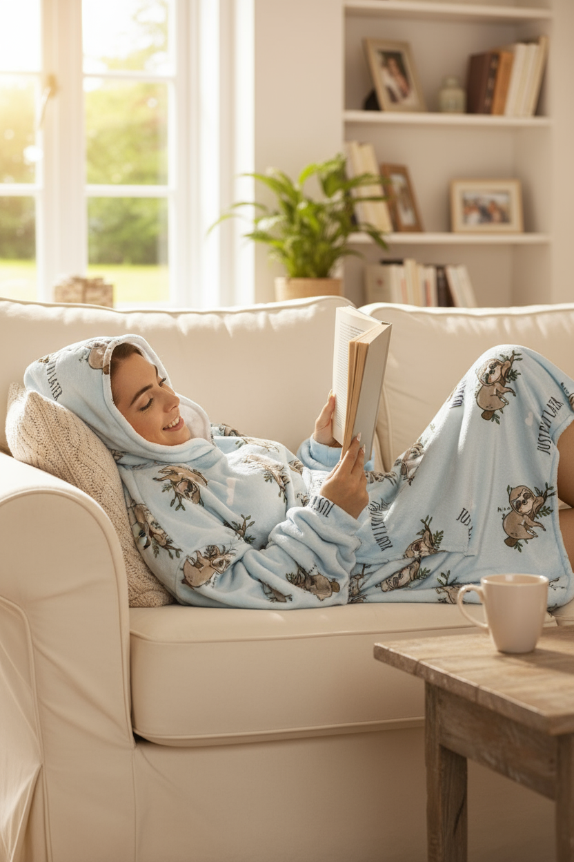 Sloth Hoogy - Oversized Blanket Hoodie