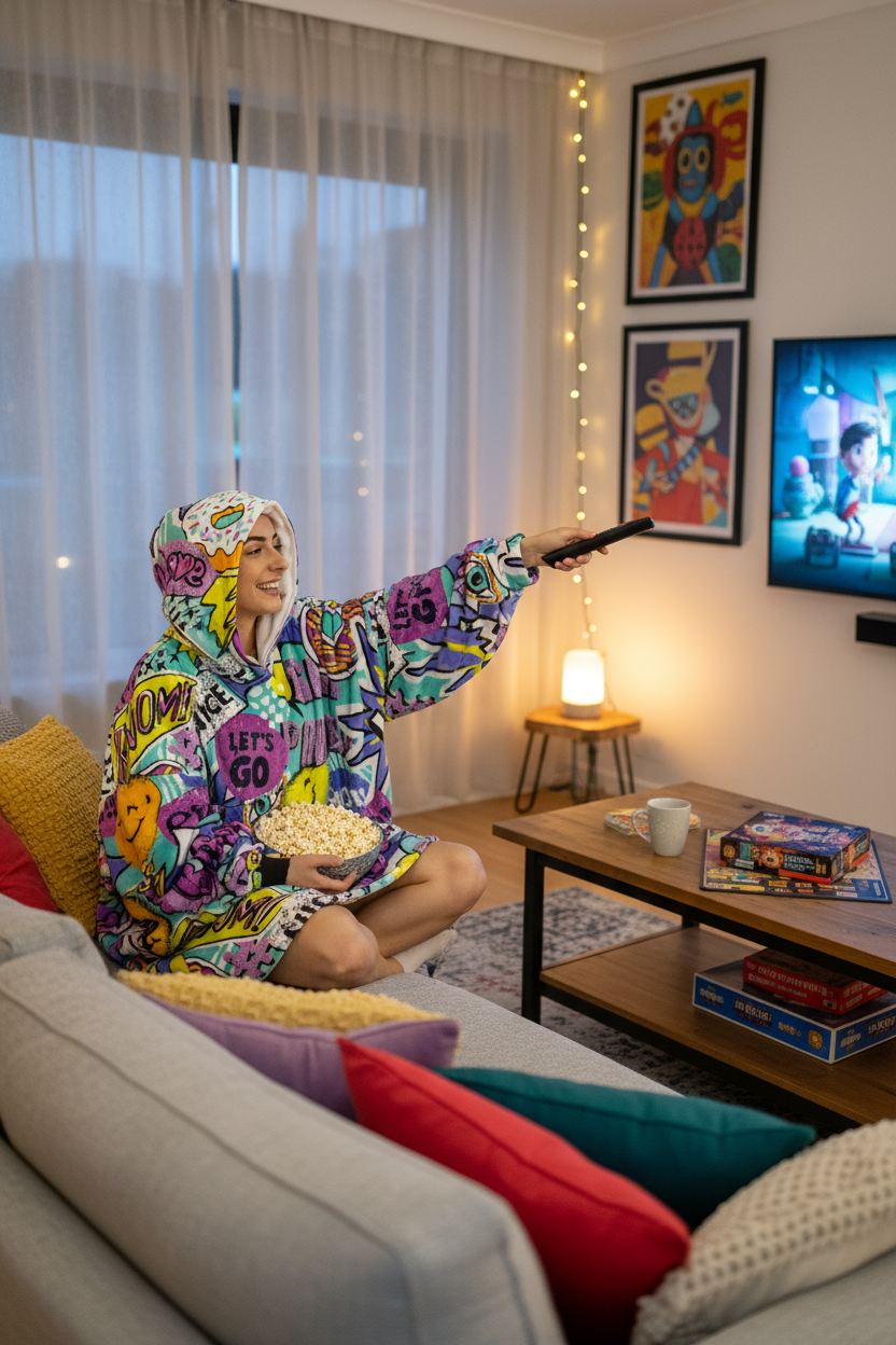 Pop Art Hoogy - Oversized Blanket Hoodie