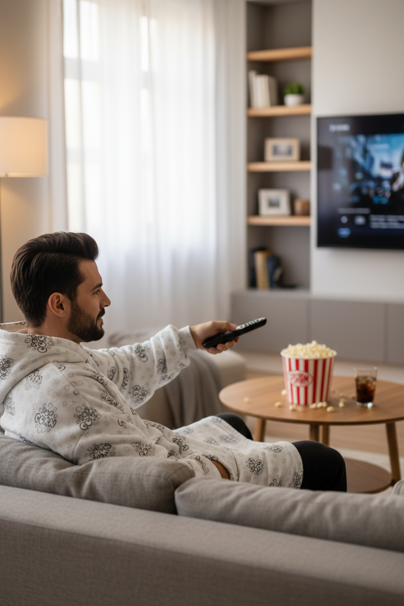 Movie Night Hoogy - Oversized Blanket Hoodie