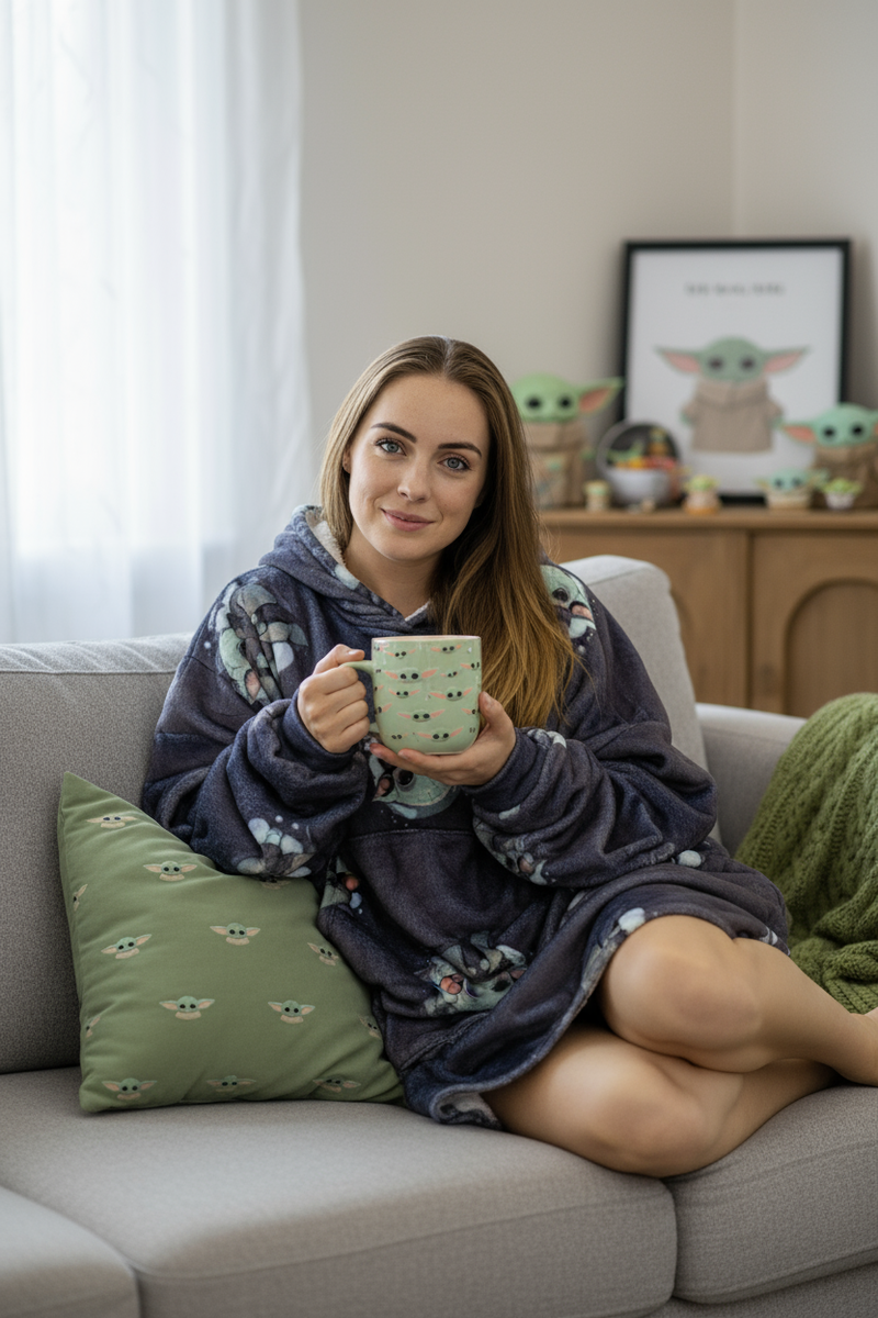 Yoda Hoogy - Oversized Blanket Hoodie – Drirobe